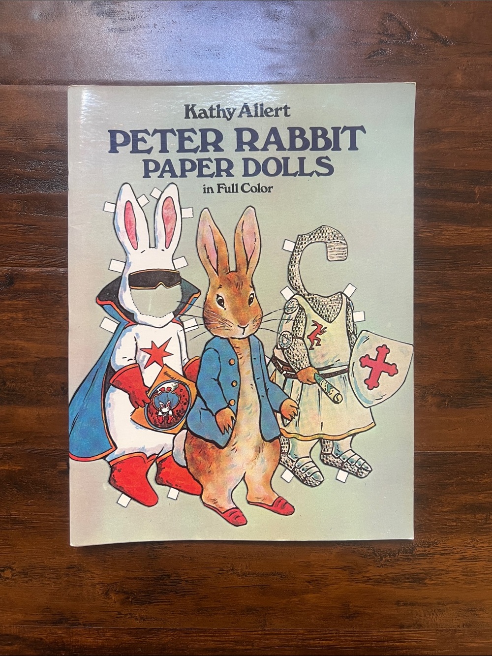 Vintage 1982 Peter Rabbit Paper Dolls in Full Color by Kathy Albert